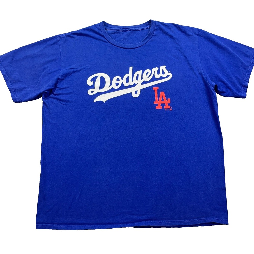 MLB‎ Fanatics LA Dodgers T Shirt Men's XL Blue